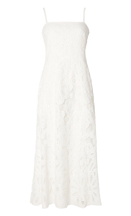 Guinevere Strappy Dress - White