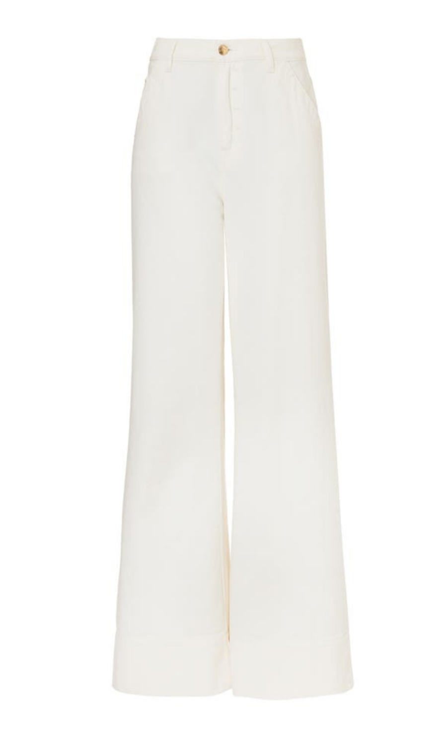 Raquel Wide Leg Jean - White