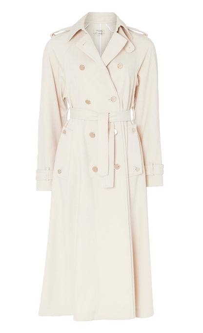 Javier Trench Coat - Sandy Cream