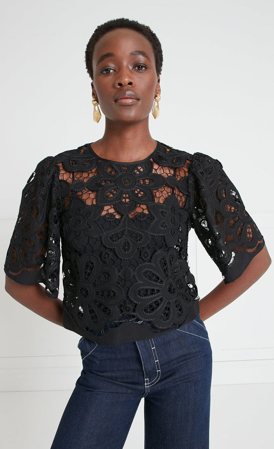 Guinevere Top - Black