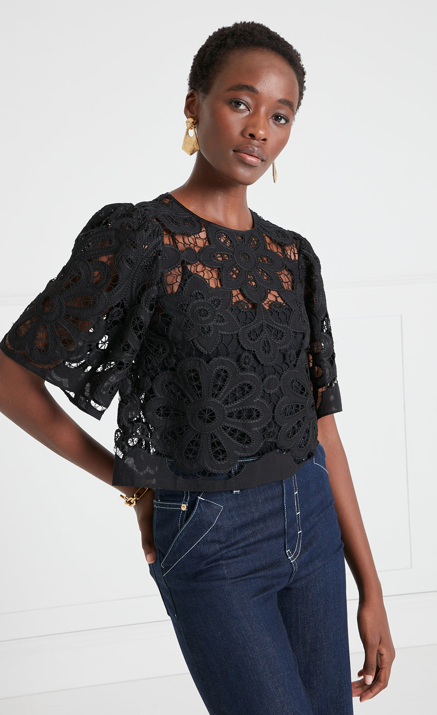 Guinevere Top - Black