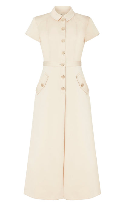Castell Dress - Sandy Cream