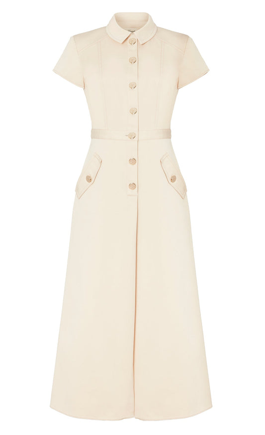 Castell Dress - Sandy Cream