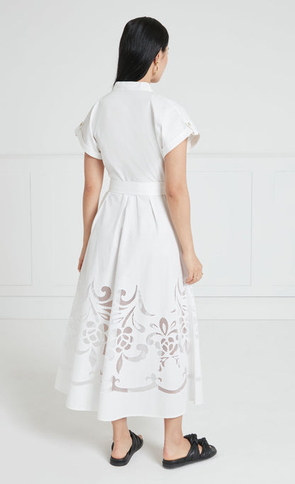 Nelle Dress - White