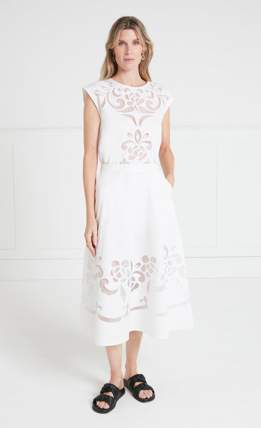 Nelle Skirt - White