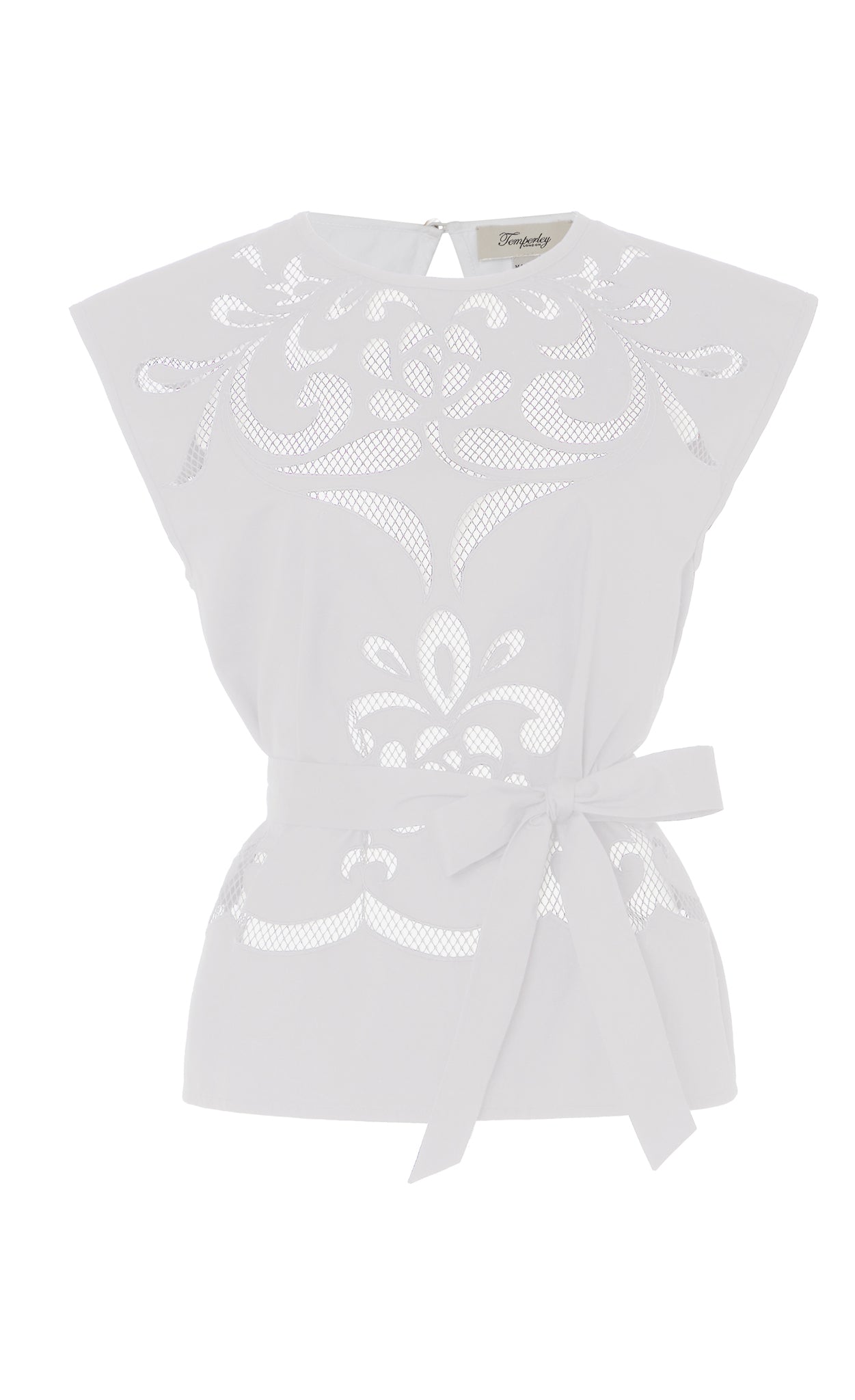 Nelle Sleeveless Top - White