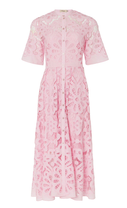 Guinevere Shirt Dress - Pink