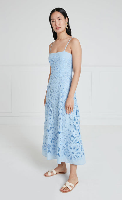 Guinevere Strappy Dress - Blue