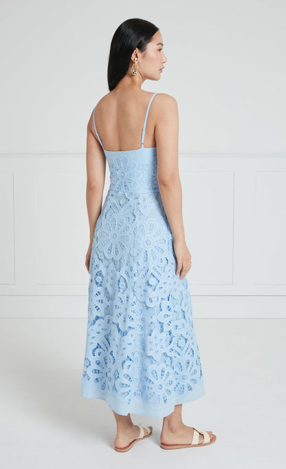 Guinevere Strappy Dress - Blue